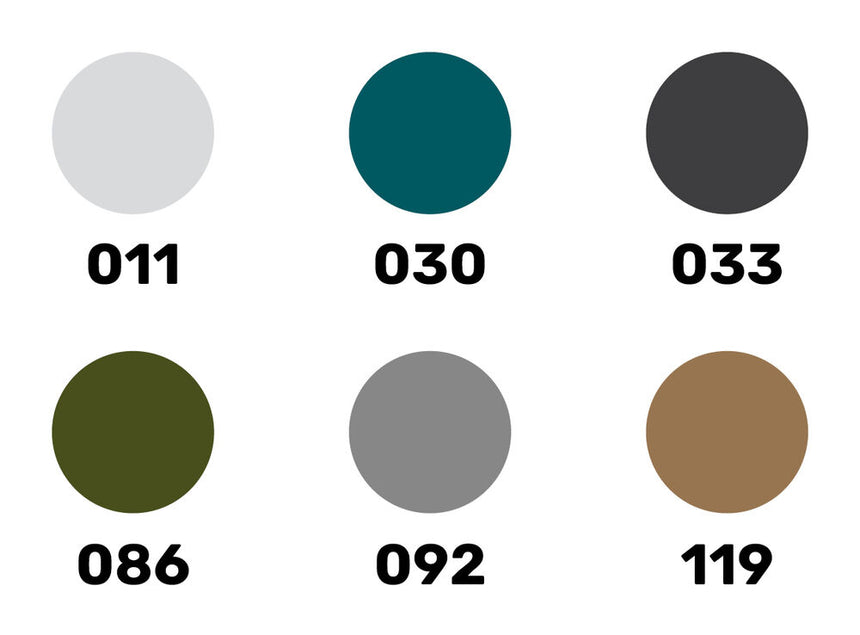 Acrylic Colour Set ”Military” 6 x 12 ml + Brush