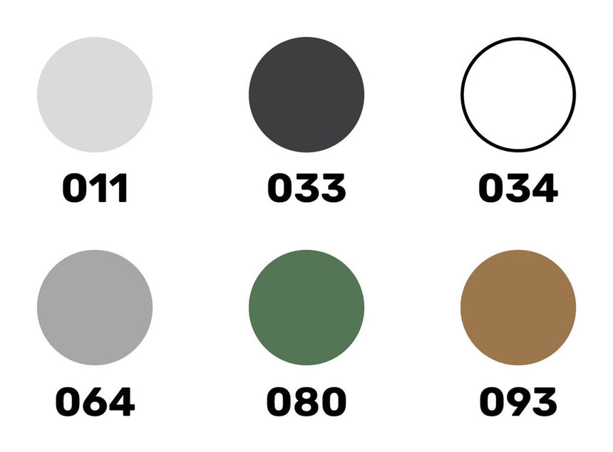 Acrylic Colour Set ”Military” Aircraft 6 x 12 ml + Brush