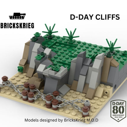 D-Day Beach Cliffs - Brickskrieg - SCE-DD-03