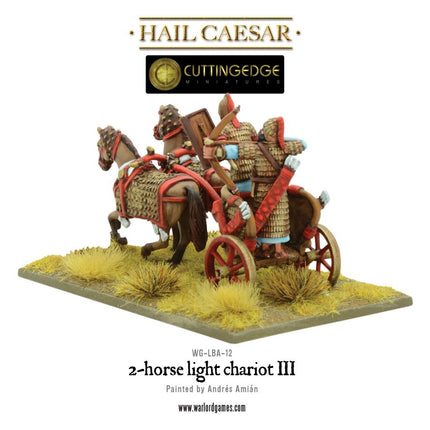 2 - horse Light Chariot III - Kavallerie - Warlord Games - WG-LBA-12