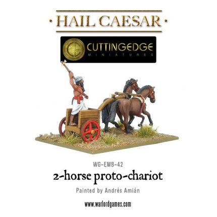 2 - Horse Proto - Chariot - Kavallerie - Warlord Games - WG-EMB-42