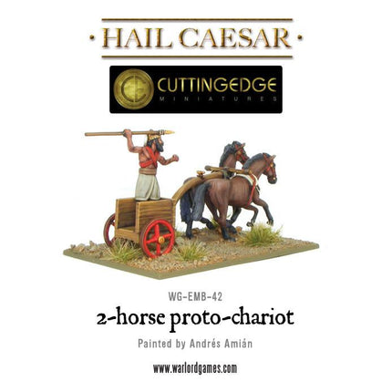 2 - Horse Proto - Chariot - Kavallerie - Warlord Games - WG-EMB-42