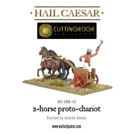 2 - Horse Proto - Chariot - Kavallerie - Warlord Games - WG-EMB-42