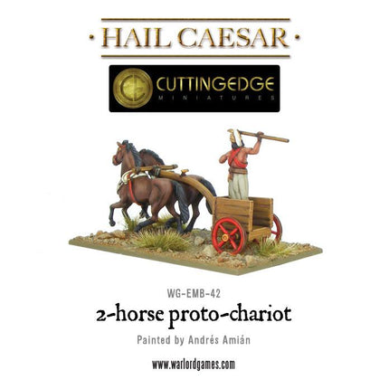 2 - Horse Proto - Chariot - Kavallerie - Warlord Games - WG-EMB-42