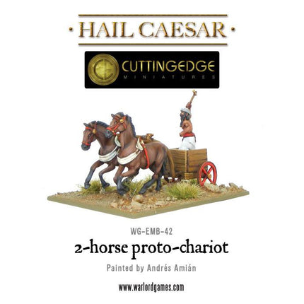 2 - Horse Proto - Chariot - Kavallerie - Warlord Games - WG-EMB-42