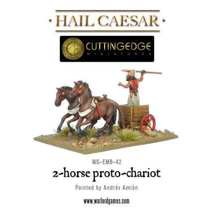 2 - Horse Proto - Chariot - Kavallerie - Warlord Games - WG-EMB-42