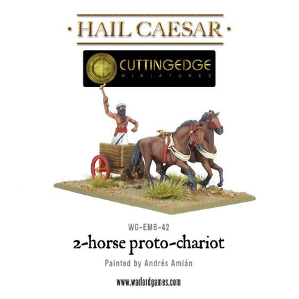 2 - Horse Proto - Chariot - Kavallerie - Warlord Games - WG-EMB-42
