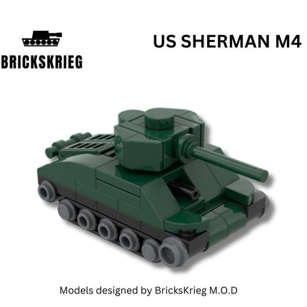 US Sherman M4 - Brickskrieg - SM4-US-01