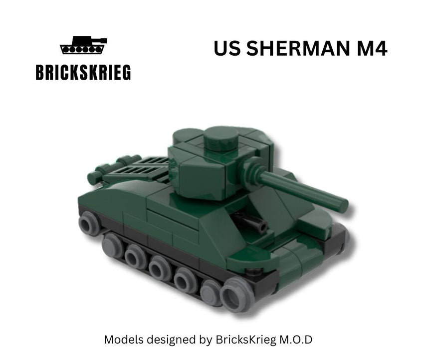 US Sherman M4 - Brickskrieg - SM4-US-01