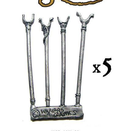 20 Musket Rests - Musketen-Auflagegabeln (Metall)