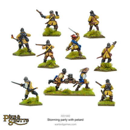 Storming party with petard