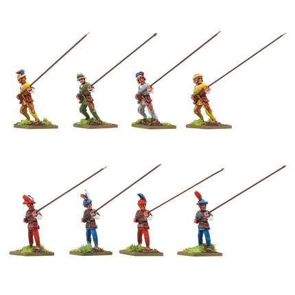 Italian Wars Swiss Pikemen - 'At port 45'