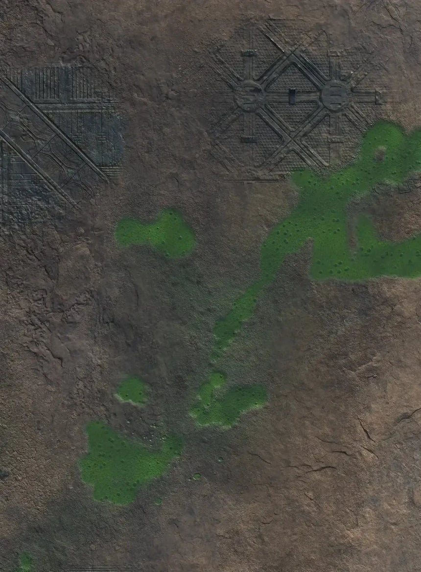 22"x30" Double G - Mat: Badlands and Toxic Badlands - Zubehör - Gamemat - X2TB
