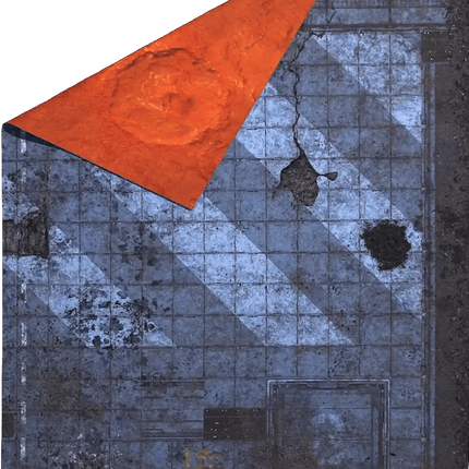 22"x30" Double G - Mat: Cyberpunk and Mars - Zubehör - Gamemat - X2CY