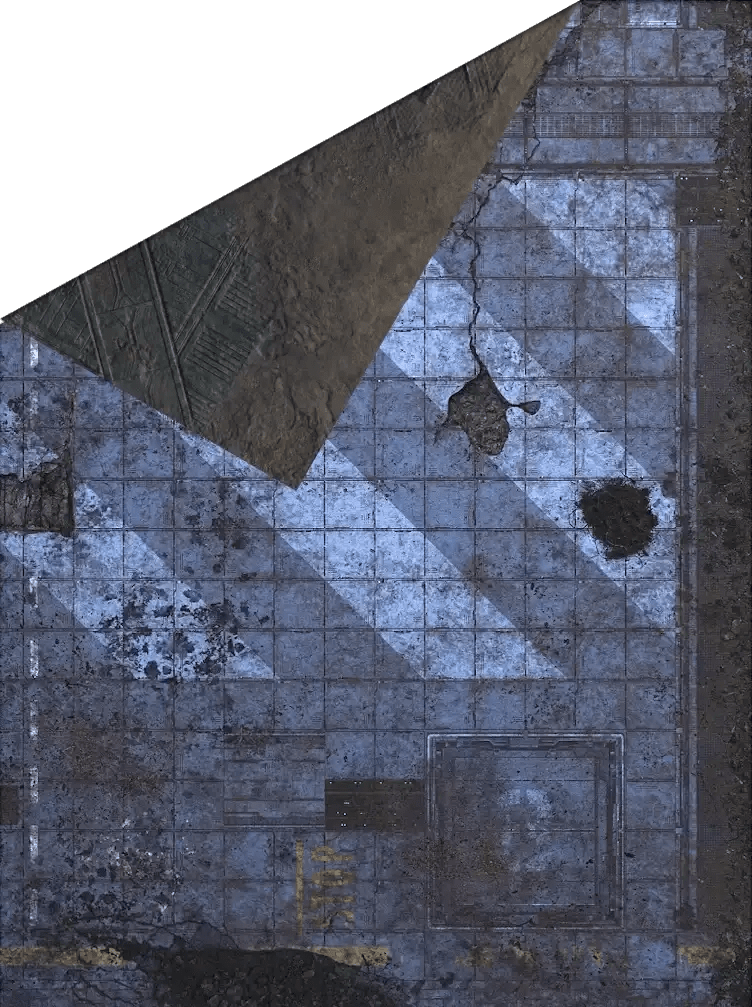 22"x30" Double G - Mat: Cyberpunk and Toxic Badlands - Zubehör - Gamemat - X2EX