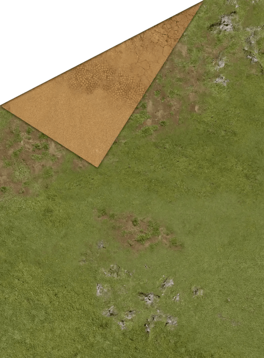 22"x30" Double G - Mat: Highlands and Sands - Zubehör - Gamemat - X2HI