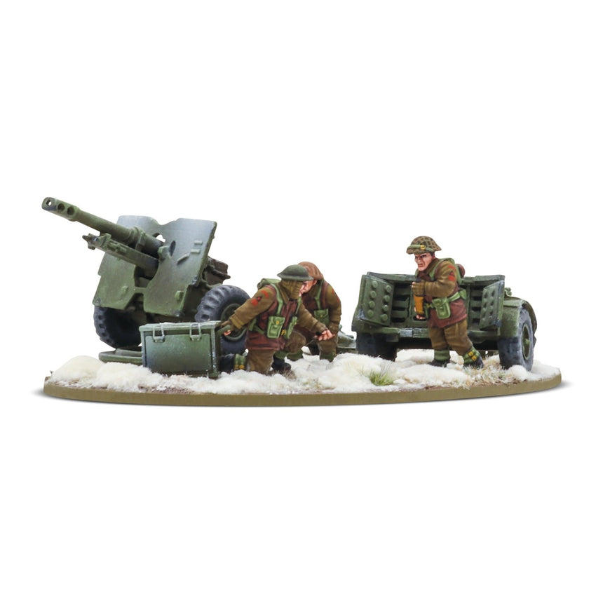 25 - Pdr Light Howitzer with British Infantry (Winter) Crew - Artillerie - Warlord Games - 403401001