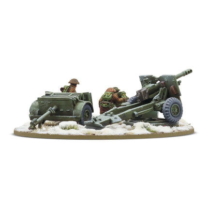 25 - Pdr Light Howitzer with British Infantry (Winter) Crew - Artillerie - Warlord Games - 403401001