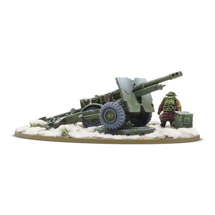 25 - Pdr Light Howitzer with British Infantry (Winter) Crew - Artillerie - Warlord Games - 403401001