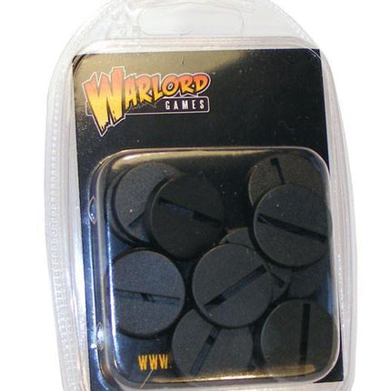 25mm Bases rund, geschlitzt (20 Stück)