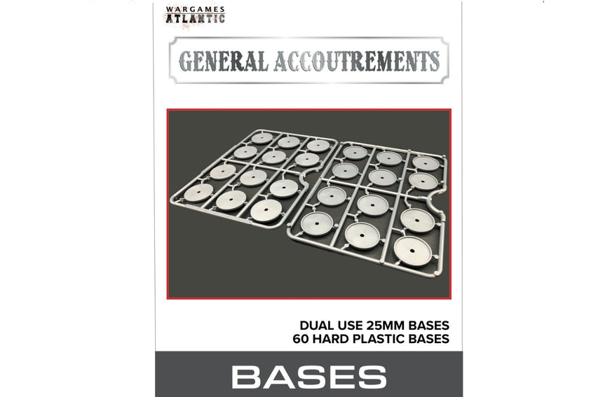 Wargames Atlantic 25mm Dual Use Bases (60 Stück)