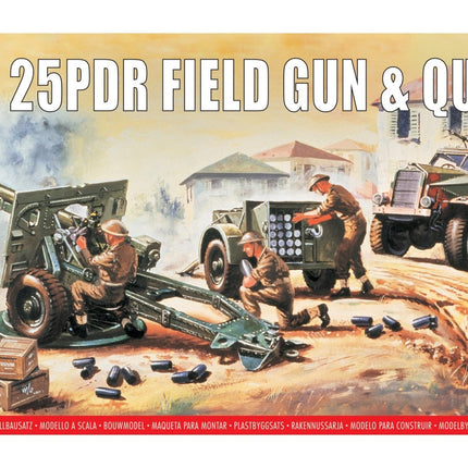A01305V 25PDR Field Gun & Quad