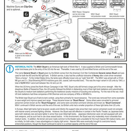 280023 - M5A1 Stuart / M5A1 Recce