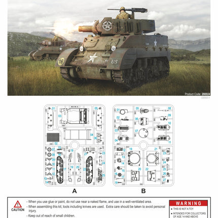 280024 - M8 Scott / M5A1