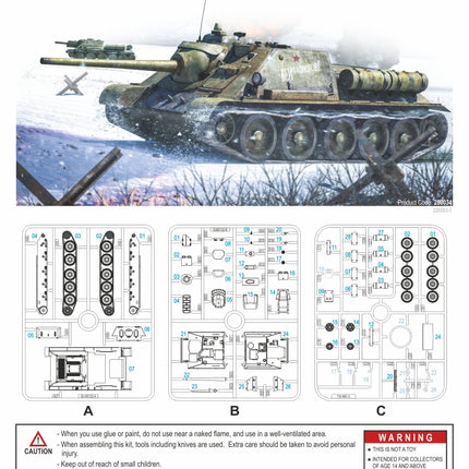 280034 - SU-85 / SU-122 SPG