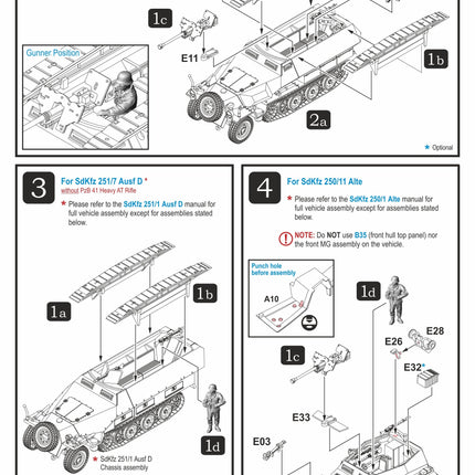 280045 - SdKfz 250/251 Expansion Set- SdKfz 250/11 & 251/7 sPzB 41 AT Rifle