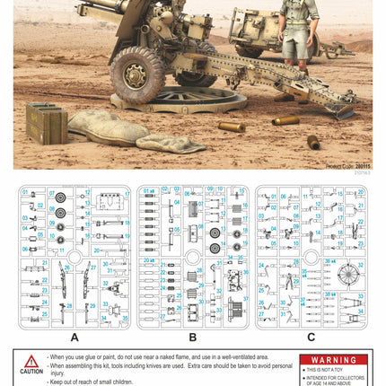 280115 QF25/QF17 pdr Gun