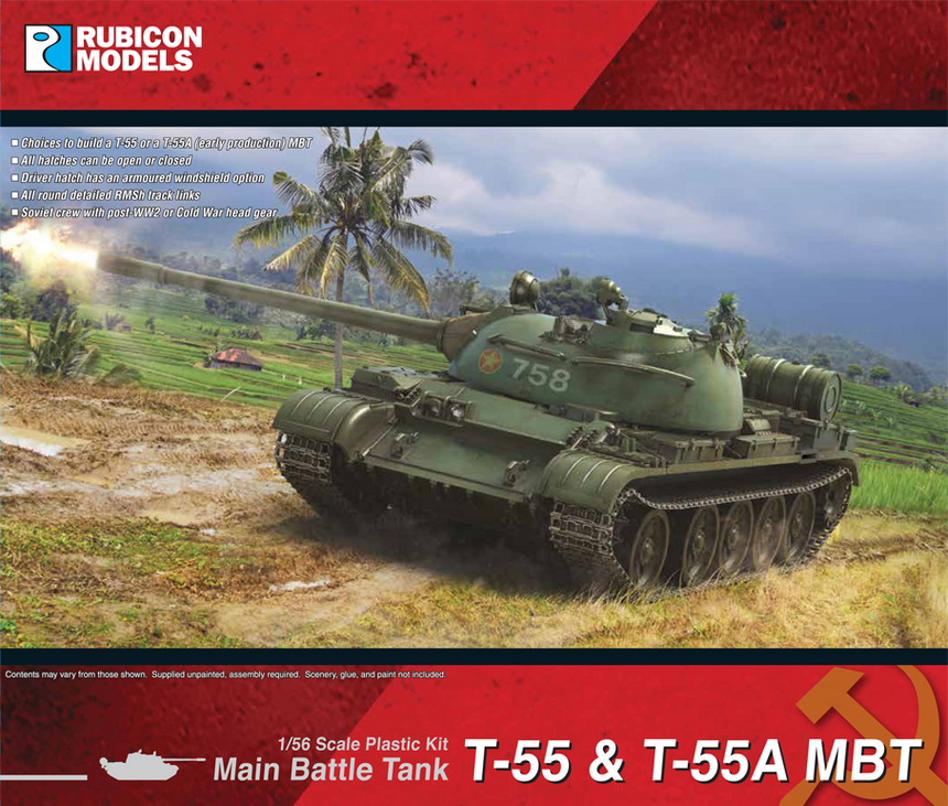 T-55 & T-55A (early production) MBT