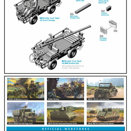 280131 - M274 "Mule" 4x4 Utility Platform Truck