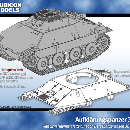 Aufklärungspanzer 38(t) auf Bergepanzerwagen 38 Chassis