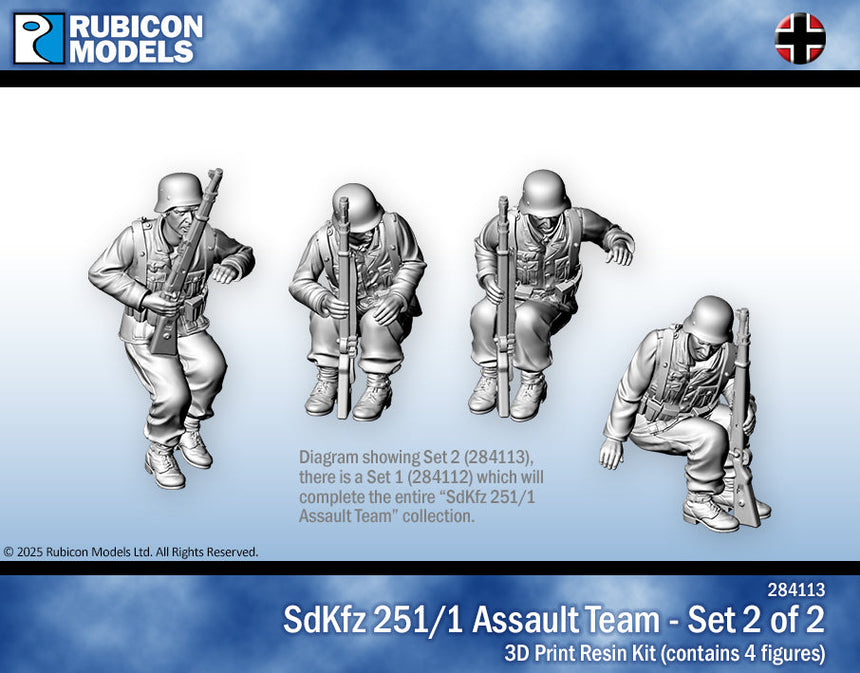 284113 - SdKfz 251/1 Assault Team (Set 2 of 2)