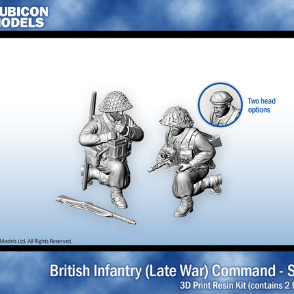 British Infantry (Late War) Command - Set 1