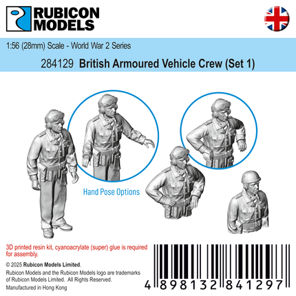 British Armoured Vehicle Crew Set 1