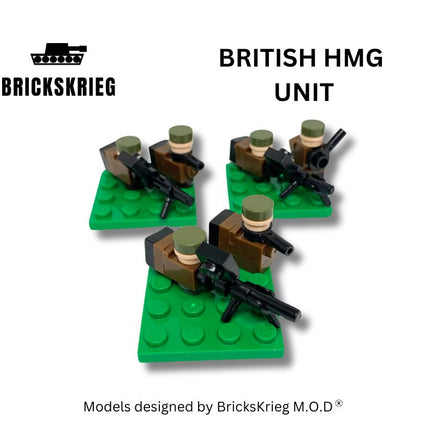British Heavy Machine Gun - Brickskrieg - HMG-BR-01