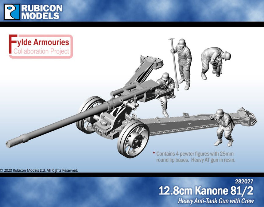 2.8cm Kanone 81/2 mit Bedienmannschaft