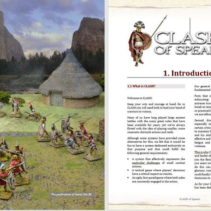 CLASH of Spears - Hardcover Rulebook