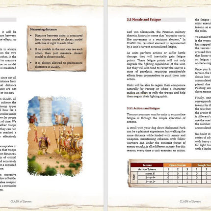 CLASH of Spears - Hardcover Rulebook