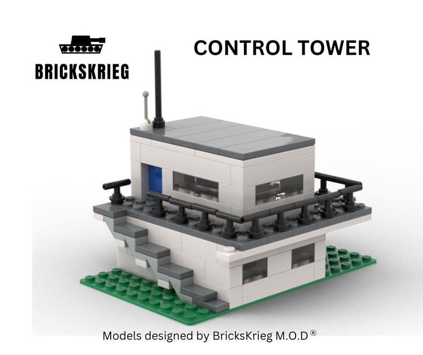Airfield Control Tower - Brickskrieg - SCE-CT-01