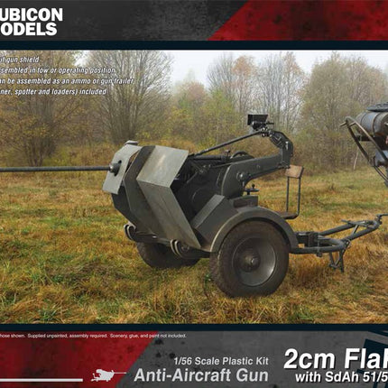 2cm FlaK 30 mit SdAh 51/52 - Artillerie - Rubicon Models UK Ltd - 280109