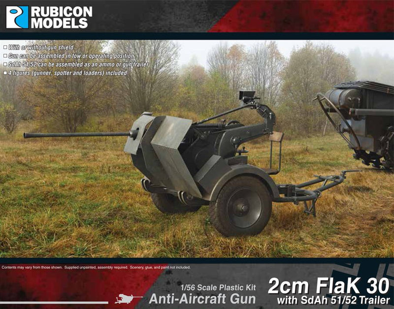 2cm FlaK 30 mit SdAh 51/52 - Artillerie - Rubicon Models UK Ltd - 280109