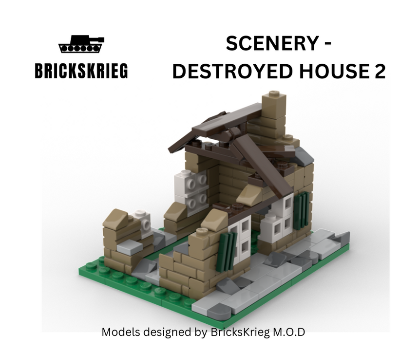 Destroyed House 2 - Brickskrieg - SCE-DH-02