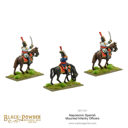 Napoleonic Spanish Mounted Infantry Officers