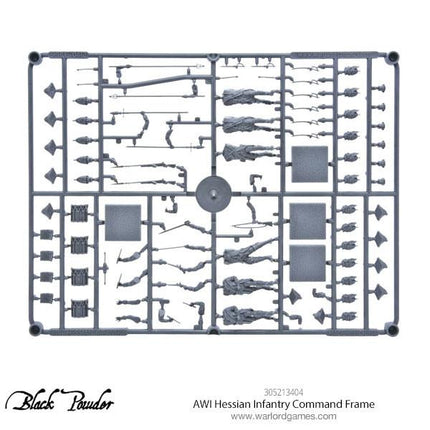 AWI Hessian Infantry Command Sprue