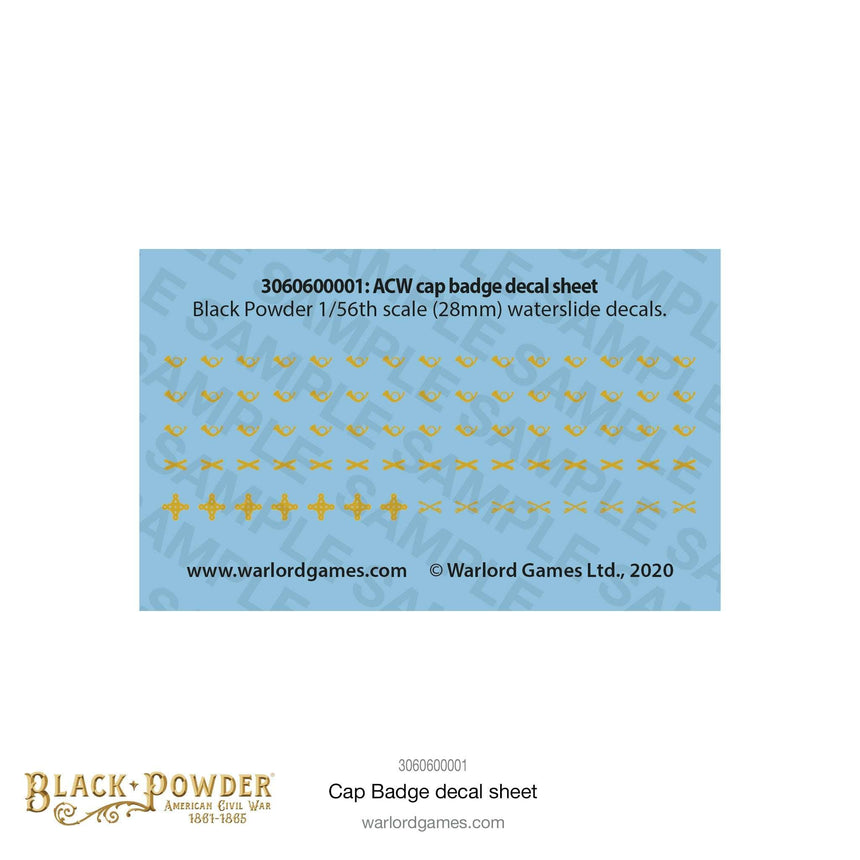 ACW Cap Badge Decal Sheet
