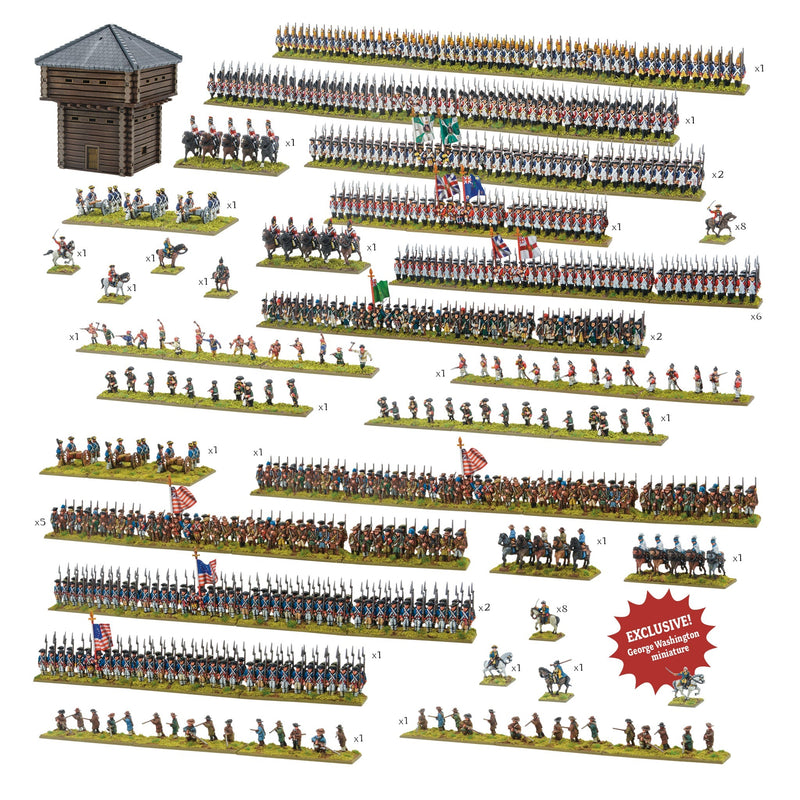 Black Powder Epic Battles: Revolution! - 250th Anniversary Edition Bundle (mit George-Washington-Figur)