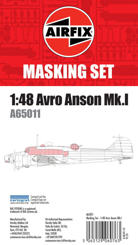 Masking Set - Avro Anson Mk.I